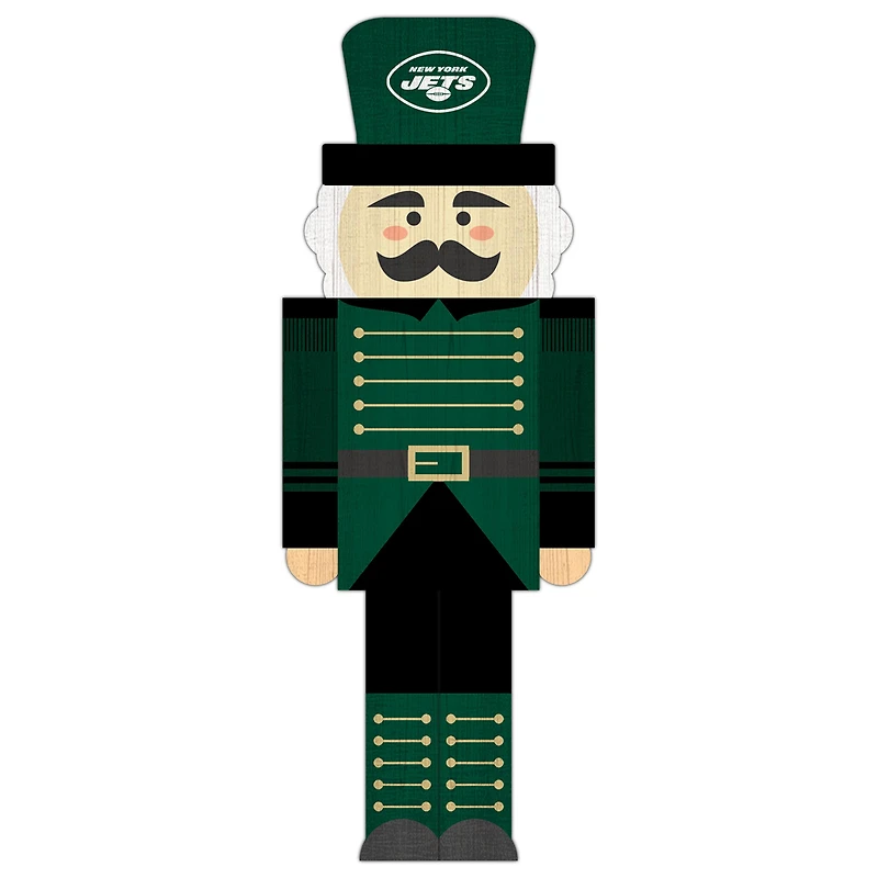 New York Jets 31'' Nutcracker Leaner