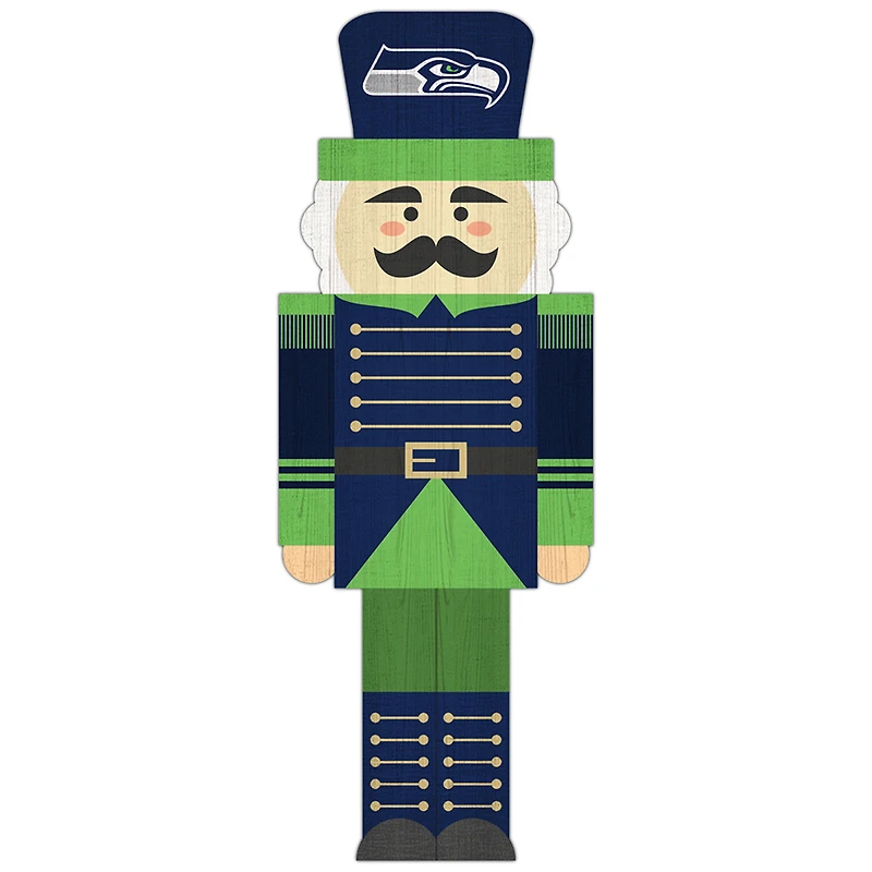Seattle Seahawks 31'' Nutcracker Leaner