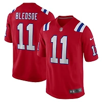 Men's Nike Drew Bledsoe Red New England Patriots Retired Player Alternate Game Jersey