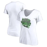 Women's White LA 2028 Summer Olympics XXXIV V-Neck T-Shirt