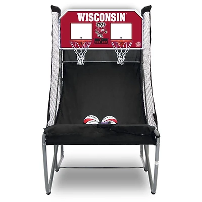 Pop-A-Shot Wisconsin Badgers Home Dual Shot Basketball Game