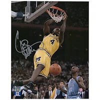 Chris Webber Michigan Wolverines Autographed 8'' x 10'' Dunk vs. UNC Tar Heels Photograph