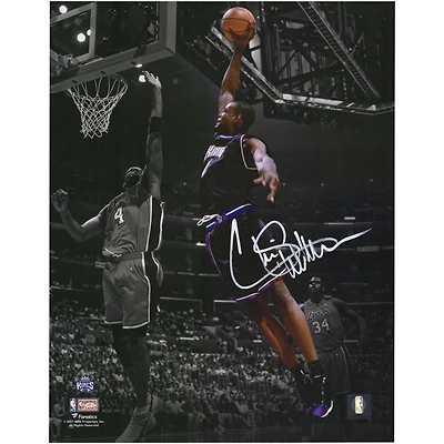 Chris Webber Sacramento Kings Autographed 11'' x 14'' Dunk vs. Lakers Spotlight Photograph