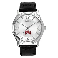 Men's Silver UNLV Rebels Leather Watch