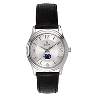 Women's Silver Penn State Nittany Lions Leather Watch