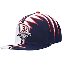 Men's Mitchell & Ness x Lids White New Jersey Nets Hardwood Classics Shockwave Snapback Hat