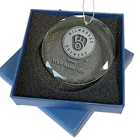 Milwaukee Brewers 3.25'' Personalized Etched Glass Ornament