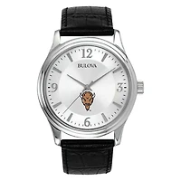 Men's Silver Marshall Thundering Herd Leather Watch