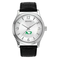 Men's Silver North Dakota Leather Watch