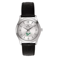 Women's Silver South Florida Bulls Leather Watch