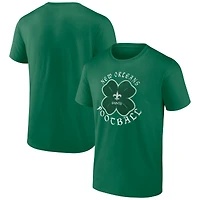 Men's Fanatics Kelly Green New Orleans Saints Celtic Clover T-Shirt