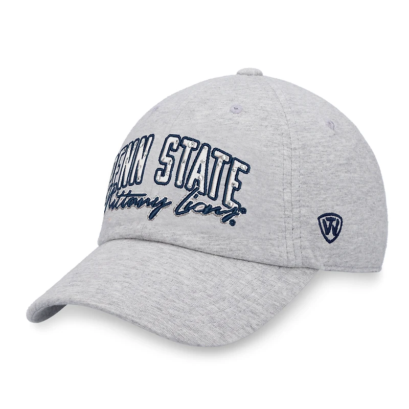 Women's Top of the World Heathered Gray Penn State Nittany Lions Christy Adjustable Hat