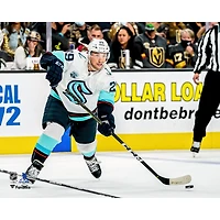 Vince Dunn Seattle Kraken Unsigned Controlling Puck Photograph