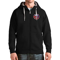 Men's Antigua New York Islanders Logo Victory Full-Zip Hoodie