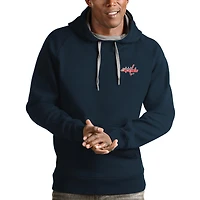 Men's Antigua Navy Washington Capitals Team Victory Pullover Hoodie