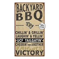 Brown UCF Knights 11'' x 20'' Indoor/Outdoor BBQ Sign