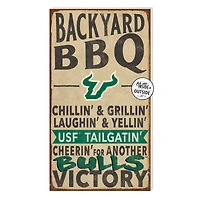 Brown South Florida Bulls 11'' x 20'' Indoor/Outdoor BBQ Sign