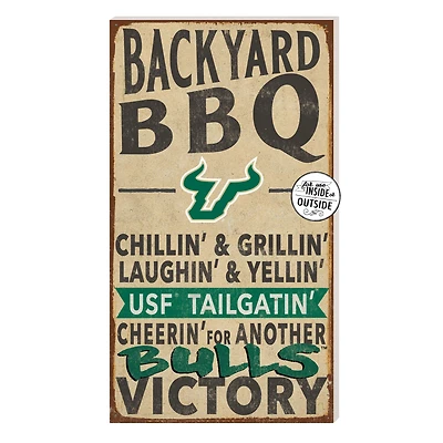 Brown South Florida Bulls 11'' x 20'' Indoor/Outdoor BBQ Sign
