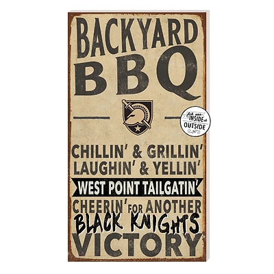 Brown Army Black Knights 11'' x 20'' Indoor/Outdoor BBQ Sign