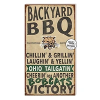 Brown Ohio Bobcats 11'' x 20'' Indoor/Outdoor BBQ Sign