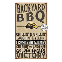 Brown Southern Miss Golden Eagles 11'' x 20'' Indoor/Outdoor BBQ Sign