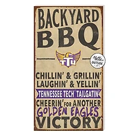 Brown Tennessee Tech Golden Eagles 11'' x 20'' Indoor/Outdoor BBQ Sign