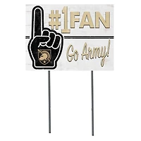 Army Black Knights 18'' x 24'' #1 Fan Yard Sign