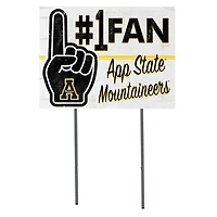 Appalachian State Mountaineers 18'' x 24'' #1 Fan Yard Sign