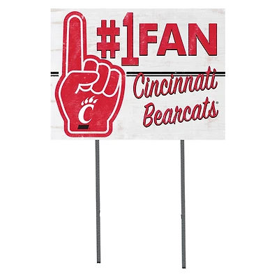 Cincinnati Bearcats 18'' x 24'' #1 Fan Yard Sign