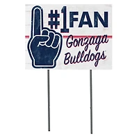Gonzaga Bulldogs 18'' x 24'' #1 Fan Yard Sign