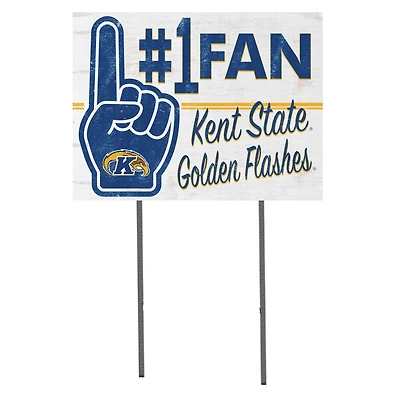 Kent State Golden Flashes 18'' x 24'' #1 Fan Yard Sign
