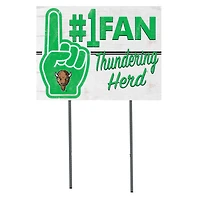 Marshall Thundering Herd 18'' x 24'' #1 Fan Yard Sign
