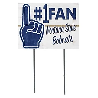 Montana State Bobcats 18'' x 24'' #1 Fan Yard Sign