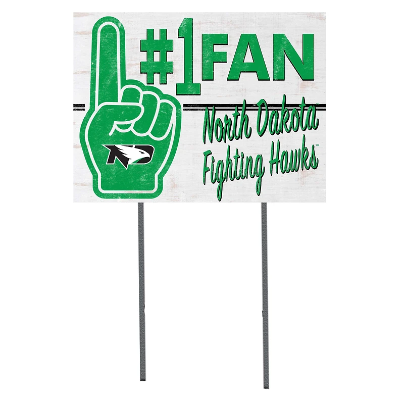 North Dakota 18'' x 24'' #1 Fan Yard Sign