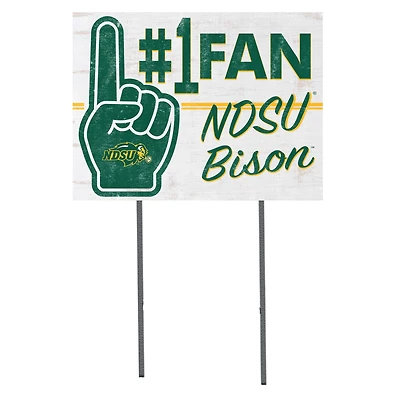 NDSU Bison 18'' x 24'' #1 Fan Yard Sign