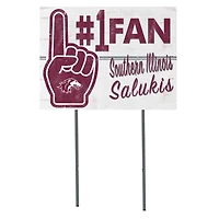 Southern Illinois Salukis 18'' x 24'' #1 Fan Yard Sign