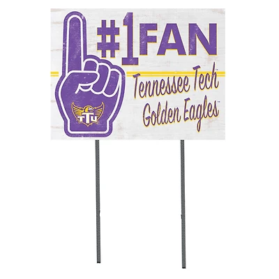 Tennessee Tech Golden Eagles 18'' x 24'' #1 Fan Yard Sign