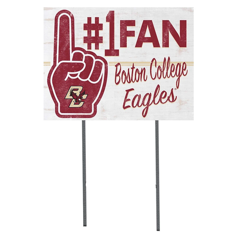 Boston College Eagles 18'' x 24'' #1 Fan Yard Sign