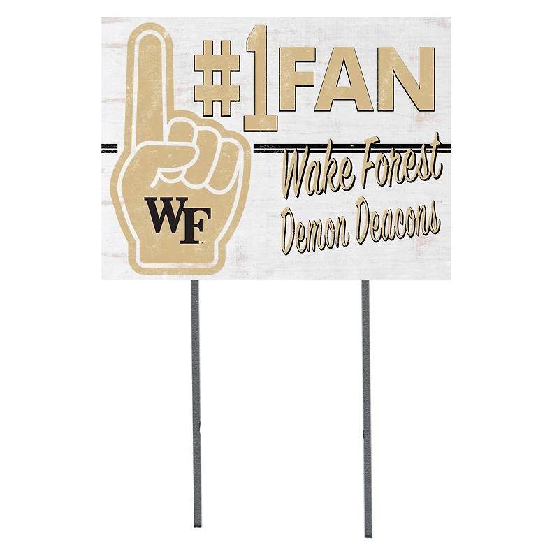 Wake Forest Demon Deacons 18'' x 24'' #1 Fan Yard Sign