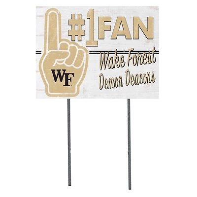 Wake Forest Demon Deacons 18'' x 24'' #1 Fan Yard Sign