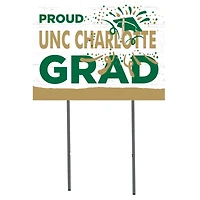 Charlotte 49ers 18'' x 24'' Proud Grad Yard Sign