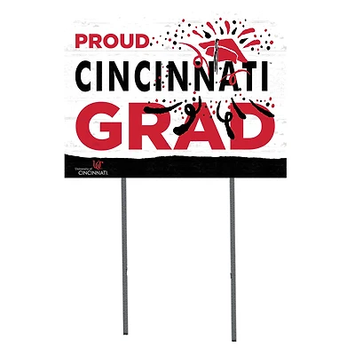 Cincinnati Bearcats 18'' x 24'' Proud Grad Yard Sign