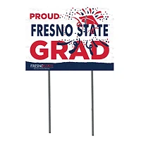 Fresno State Bulldogs 18'' x 24'' Proud Grad Yard Sign