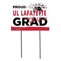 Louisiana Ragin' Cajuns 18'' x 24'' Proud Grad Yard Sign