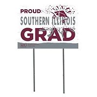 Southern Illinois Salukis 18'' x 24'' Proud Grad Yard Sign