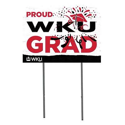 Western Kentucky Hilltoppers 18'' x 24'' Proud Grad Yard Sign