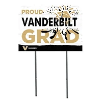 Vanderbilt Commodores 18'' x 24'' Proud Grad Yard Sign