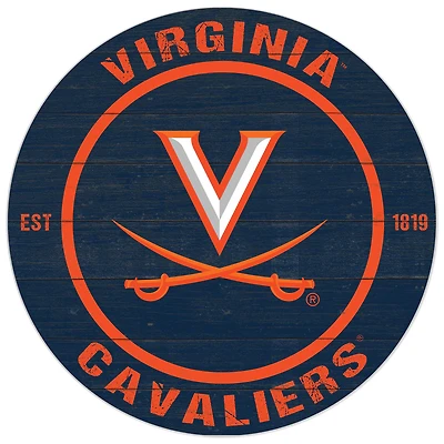 Virginia Cavaliers 20'' x 20'' Indoor/Outdoor Circle Sign