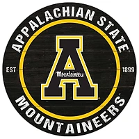 Appalachian State Mountaineers 20'' x 20'' Indoor/Outdoor Circle Sign