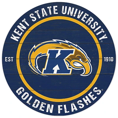 Kent State Golden Flashes 20'' x 20'' Indoor/Outdoor Circle Sign
